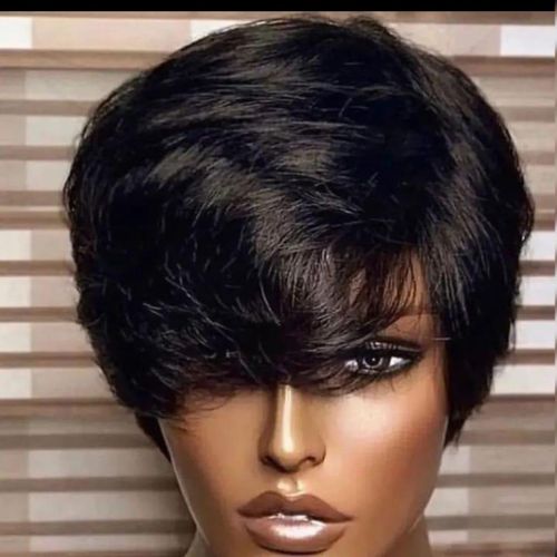 Fashion Classic Pixie Human Machine Make Wig