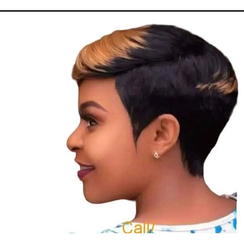 Offer on Human hair ombre pixie wig