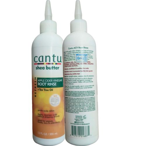 Cantu Shea Butter Apple Cider Vinegar + Tea Tree Oil Scalp & Root Hair Rinse