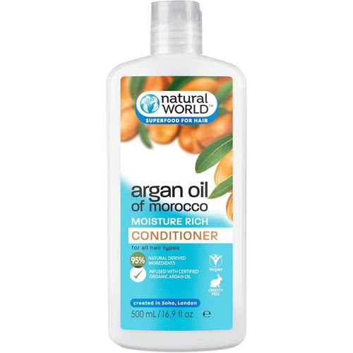 Natural World Argan Oil of Morocco Conditioner (500ml)