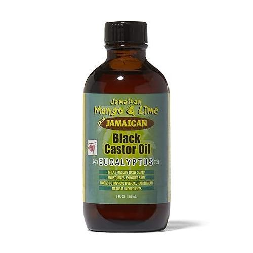 Jamaican Mango & Lime Jamaican Black Castor Oil infused with Eucalyptus