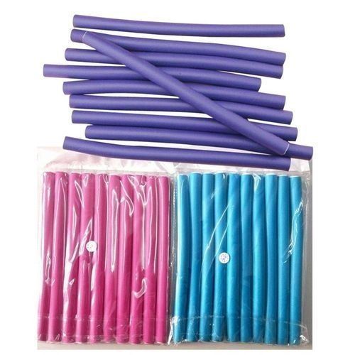 10 Piece Set Hair Curling Rods Flexi Rods