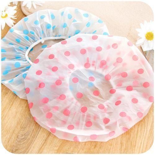 2pcs Shower Caps Water Resistant Water Proof Bathing Caps.