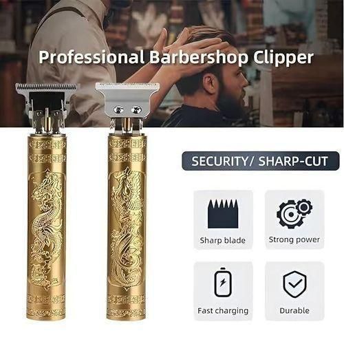 VINTAGE T9 T9 Trimmer Professional Cordless Hair Clipper Dragon Style, Rechargeable Trimmer For Beard, Hairs, Moustache & Face, Electric T Blade Zero Gapped Shaving Machine T9 Vintage Trimmer KSh 599 KSh 899 33%