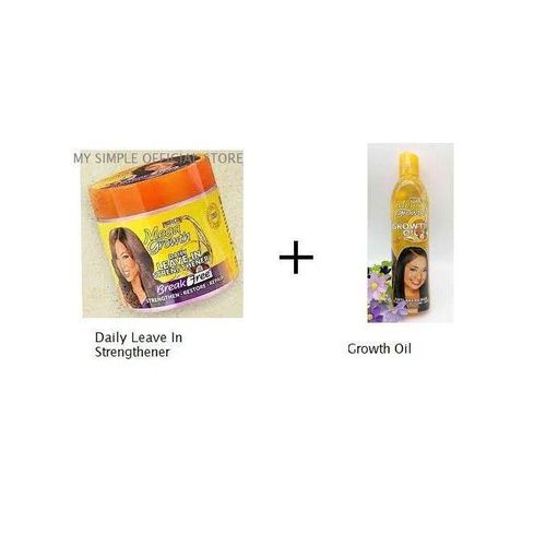 Mega Growth Meg a Growth Daily Leave In Strengthener + Growth Oil