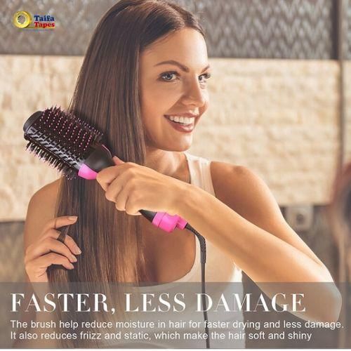 Professional Heated Hair Straightening Brush – Fast Ceramic Ionic Styling Comb for Smooth, Shiny & Frizz-Free Hair – Portable Electric Hot Brush for All Hair Types