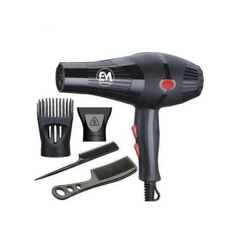 ElectroMate 2200w Professional Hair Dryer Blow-dry, With 3 Speed & 2 Temperature Settings