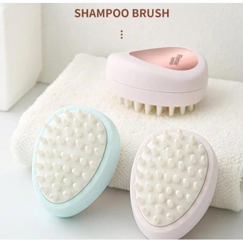 2 pieces Silicone Scalp Massager, Scalp Scrubber for Hair Growth with Soft Bristles, Scalp Exfoliator Brush Dandruff Removal Shampoo Brush for Wet Dry Scalp Care