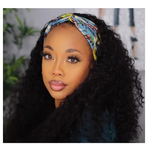 Kinky Long Curly Headband Wig +Free Gift Inside!