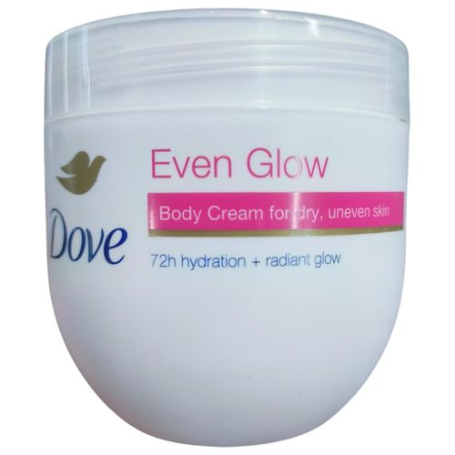 Dove Even Glow 72hr Moisturizing Body Cream For Dry Uneven Skin nk