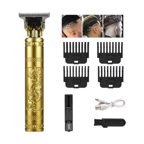 Genelec Dragon Monster Rechargeable Metal Hair Clipper-Light Gold