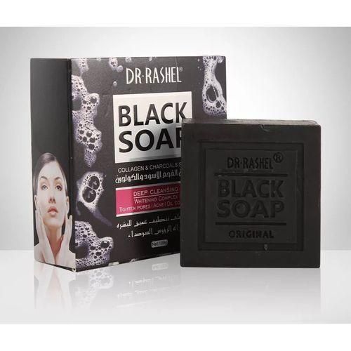Dr. Rashel Collagen Charcoal Black Soap Tighten Pores Acne Oily Control