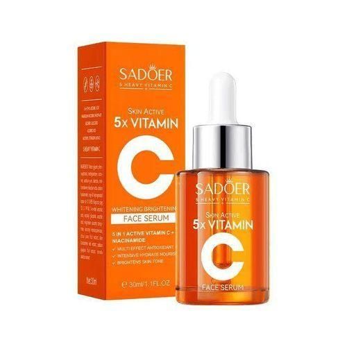 SADOER Skin Active 5X Vitamin C Whitening, Brightening Face Serum + Niacinamide