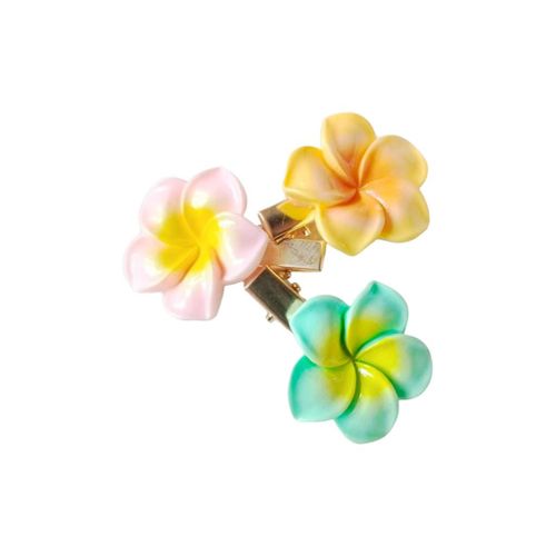3 Pcs Flower Hairclip Fashionable Barrettes for child