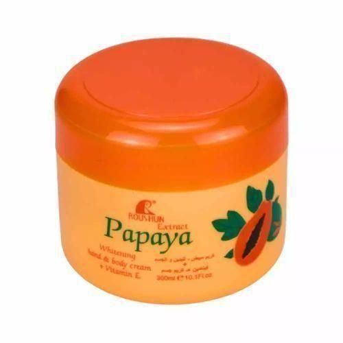 Roushun Papaya Whitening Hand and Body Cream, 300ml.
