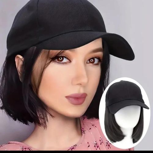 10 inch baseball cap wig