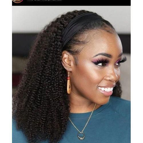 Curly Synthetic Headband Wig +Free Gift Inside