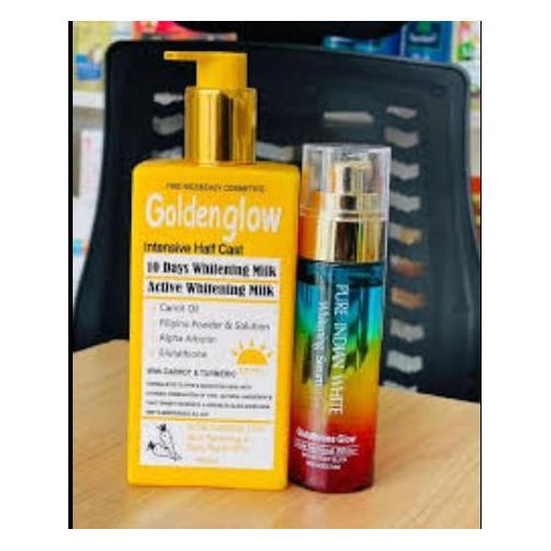 Golden glow whitening lotion