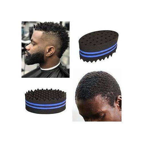 Barber Magic Brush – Twist & Curl Sponge for Natural Hair