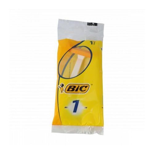 BIC 1 Sensitive Pouch Strips -Top Quality Stainless Steel Single Razor Blade for Close Shave & Easy Rinse