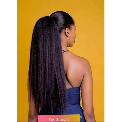 Long STRAIGHT Hair Extension Ponytail Extension+FREE COMB