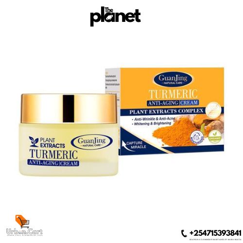 Guanjing Natural Turmeric Face Cream – Hydrating & Brightening Moisturizer