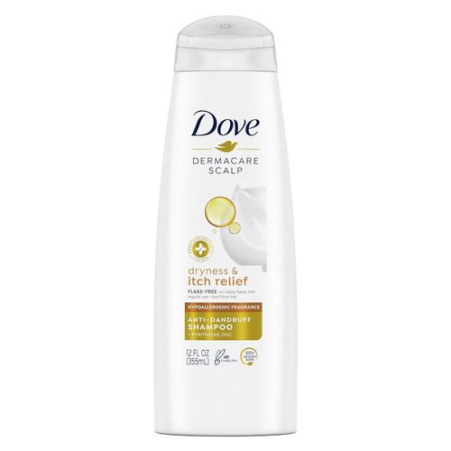 Dove DermaCare Anti Dandruff Shampoo for Dry, Itchy Scalp Dryness and Itch Relief Dry Scalp