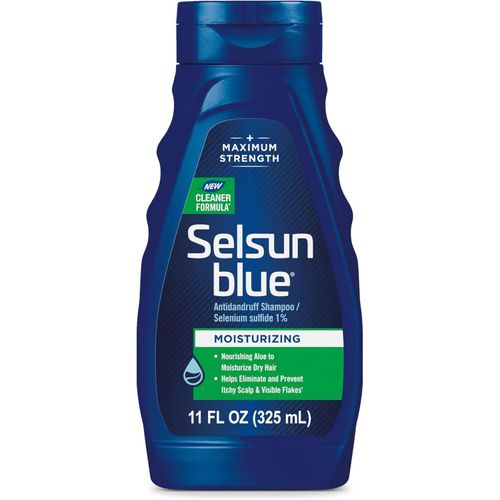 Selsun Blue Moisturizing Antidandruff Shampoo, Maximum Strength Scalp Treatment With Selenium Sulfide