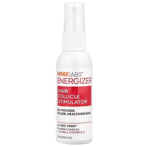 HOBE LABS Energizer,Hair Follicle Stimulator with BIO-FERM 10 Herb complex+JOJOBA & VITAMIN B-5 Made in USA