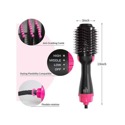 Electric Blow Dryer Brush 3 In 1 Hair Straightener