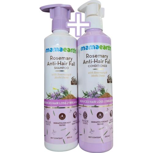 Mama Earth Rosemary Anti-hair Fall Shampoo + Conditioner nk