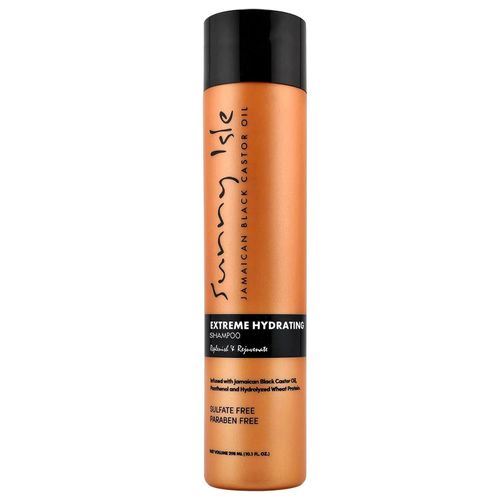 Castor Oil Sunny Isle JBC Extreme Hydrating Shampoo, helps alleviate dry, itchy scalp and promotes growth and healthier, longer, stronger and deeply nourished looking hair. Safe for all hair types, textures and great for color treated tresses