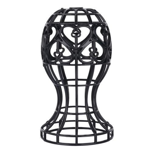 Wig Stand - Wig Head Stand to Support Short Wigs and Hats. Features a Heart-Shaped Cutout Design. Simple and Lightweight, Suitable for use at Home, Salons, and Various Settings