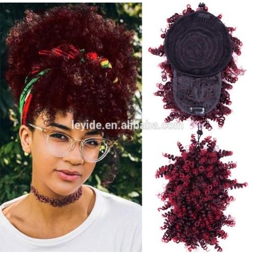 High Puff Afro Kinky Natural Ponytail