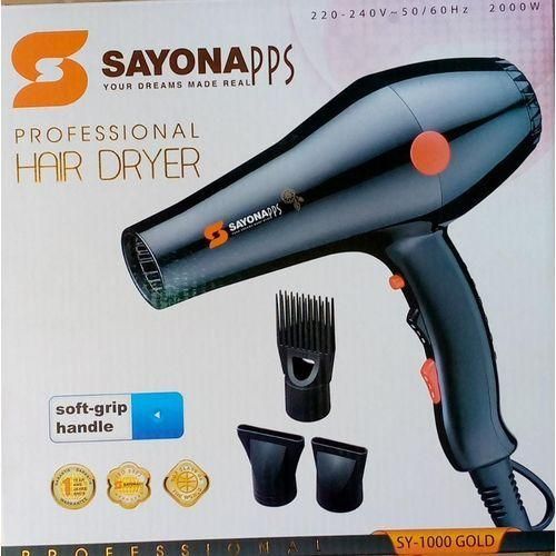 Sayona Hair Dryer ( Professional & Commercial) Sy 1000 Gold