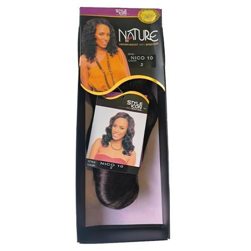 Fashion Idol Human STYLE ICON Nature Hair Bundle NICO 10" color 2 Human Extension A Pack Hair Extension For Women