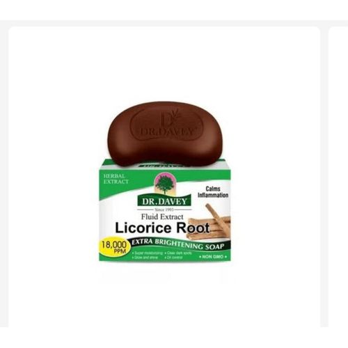 dr davey Licorice Root Skin Brightening Soap For Dark Spots, Hyperpigmentation, & Scars