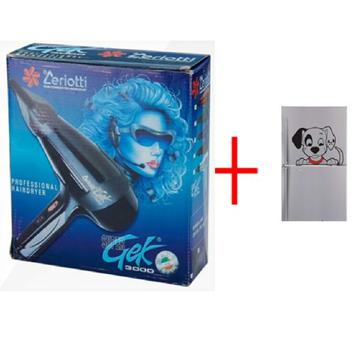 Ceriotti Powerful GEK 3000 Blow Dry Hair Dryer + Free Fridge Sticker