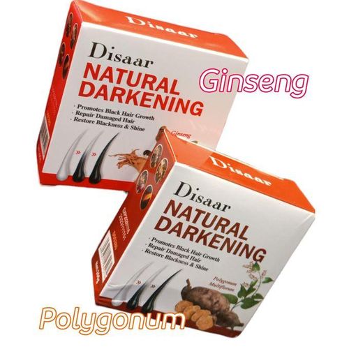Disaar Natural Darkening Polygonum + Ginseng Soaps For GROWTH & REPAIR Of Hair Jm