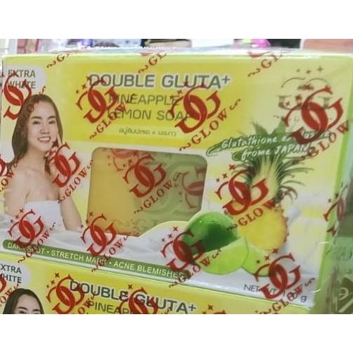 Gluta PINEAPPLE LEMON GLOW EXTRA WHITE SOAP