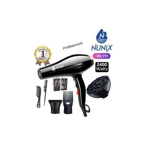 Ceriotti 2400Watts Proffesional / Commercial Hairdryer Blowdryer With Accessories And Diffuser For Home And Salon