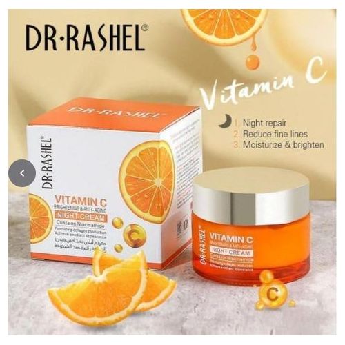 Dr. Rashel Vitamin C Brightening & Anti-Aging Night Cream – 50ML