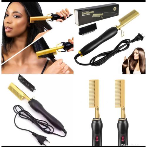 Comb Hot Electric Hair straightener