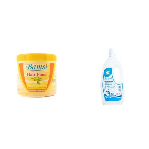 Bamsi Hair food 500g+ free Cystal Fresh Shampoo 1l