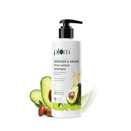 Plum Avocado & Argan Frizz Control Shampoo