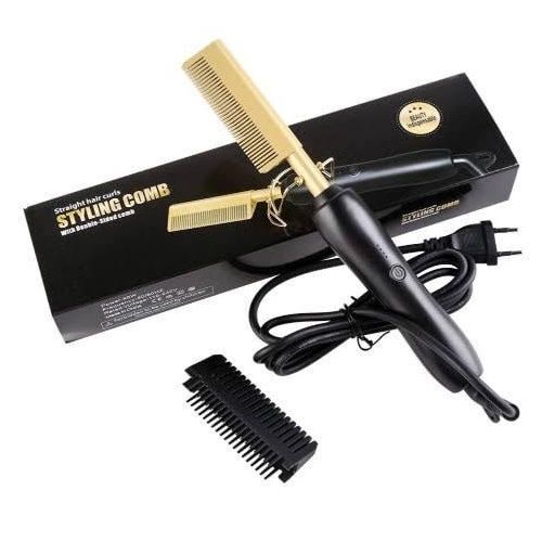 Electric Hot Comb Electric Straight Comb Hair Curler Hair