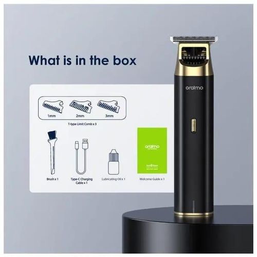 Oraimo TR12 Rechargeable Beard Trimmer – Precision Grooming with Long Battery Life