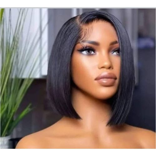 Deep frontal semi human lace wig