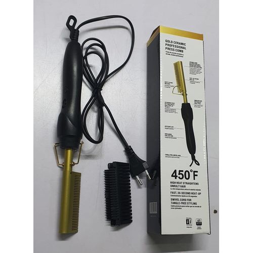 Electric heat com hair straightener