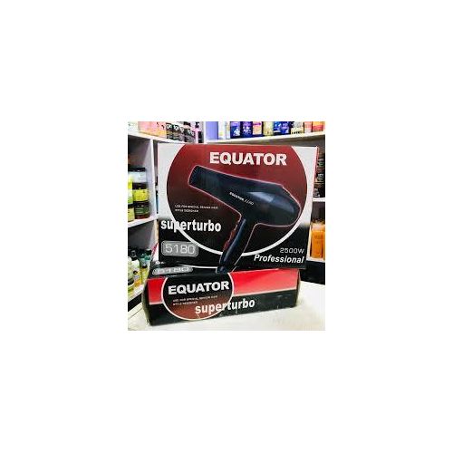 Hair Blow Dry machine.Equator 5180 super turbohair heavy duty blow dryer.Black - Equitor